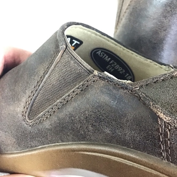 Ariat Women's Hera Expert ASTM Work Clogs Brown Distressed Leather Size 7 - Picture 5 of 8